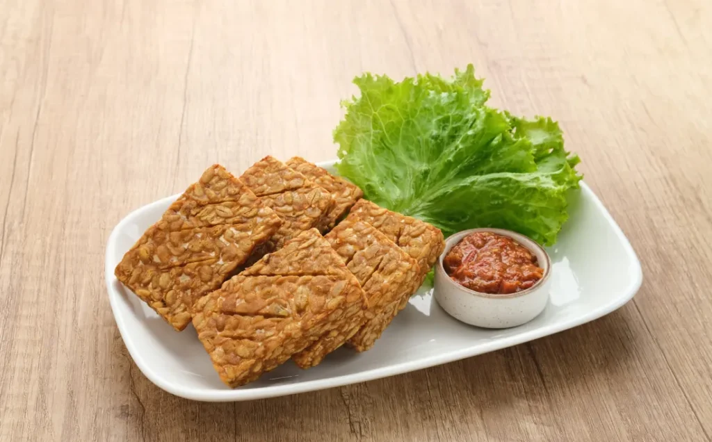 Tempeh, un valido sostituto proteico.