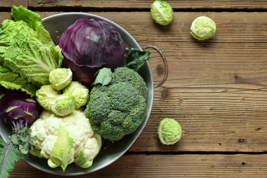 Broccoli, cavolini e cavolfiori