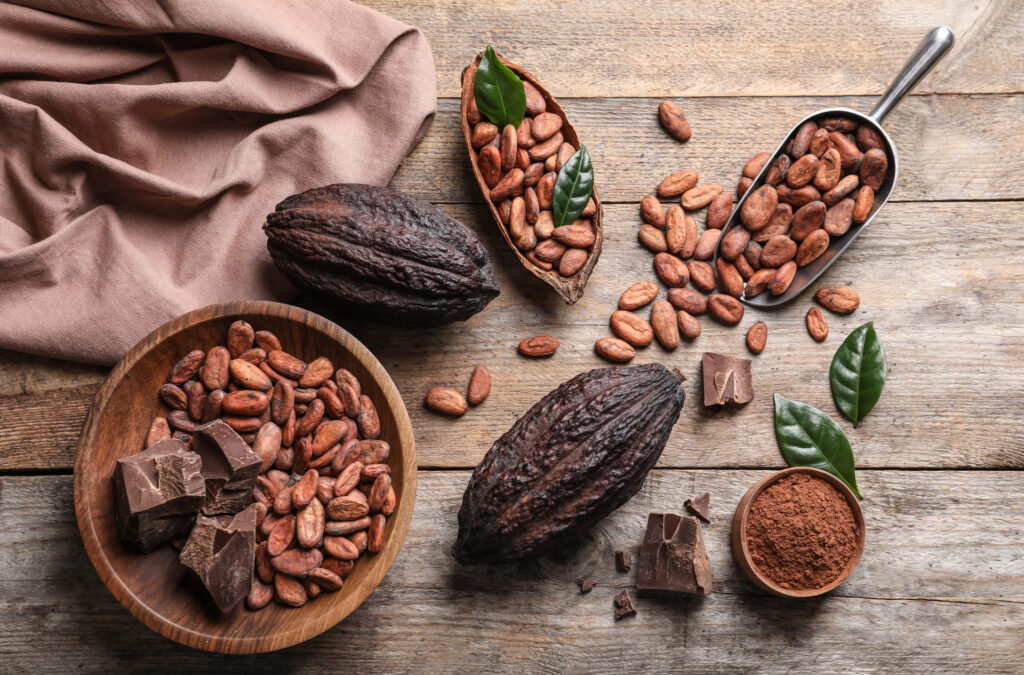 Cacao visto dall'alto.
