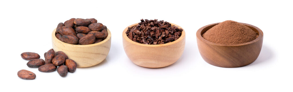 Tipologie di cacao e cioccolato.